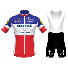 Tenue Maillot + Cuissard à Bretelles 2021 Deceuninck-Quick-Step N001